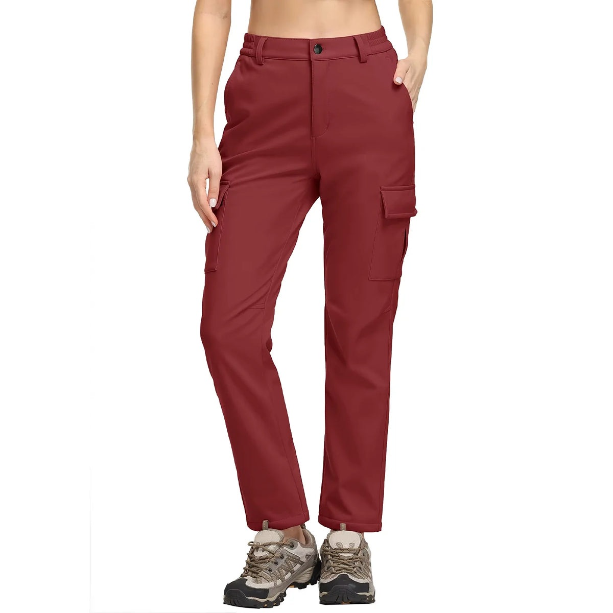 Pantalon Randonnée Femme Hiver Cargo, Chaud, Imperméable & Multi-poches - Cargo Pants - Esprit Rando
