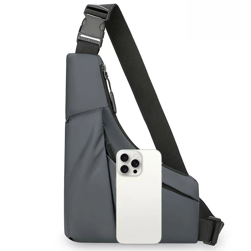 Sacoche Randonnée Homme Asymétrique – Légère & Moderne - Minimalisty - Esprit Rando