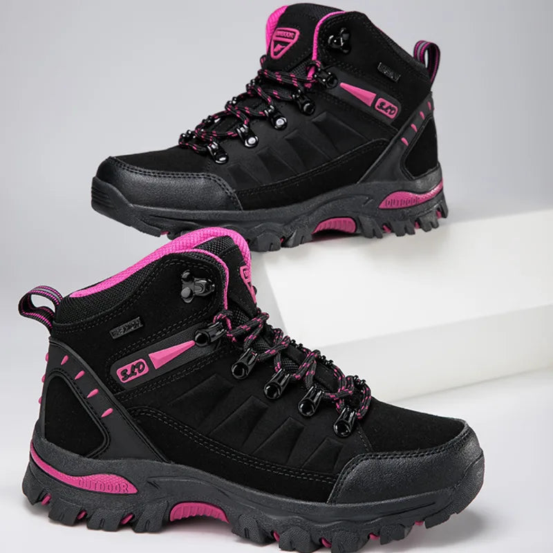 Chaussures Randonnée Femme Confort- MovaEase Montante - Esprit Rando