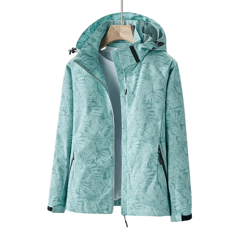 Veste Randonnée Femme Déperlante à Capuche Amovible - EverLeaf - Esprit Rando