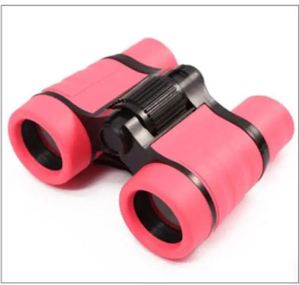 Jumelle randonnée enfant rose caoutchouc antichoc