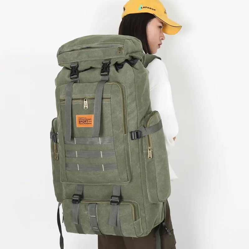 Sac de Randonnée 80L Baroudeur Résistant & Confort - NomadCore 80 - Esprit Rando
