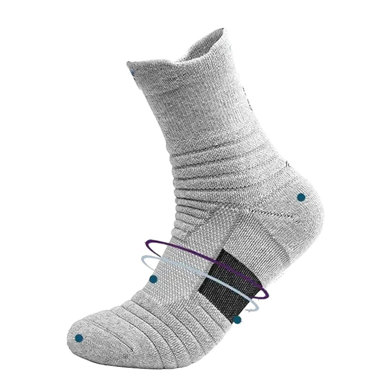 Chaussette Randonnée Basse Respirante – Confort Technique & Séchage Rapide (Lot de 1 à 3 Paires) - DryStride en gris