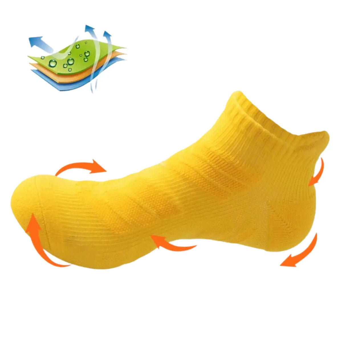Chaussette Randonnée Respirantes, Confort & Maintien- TrekCush (x5) - Esprit Rando