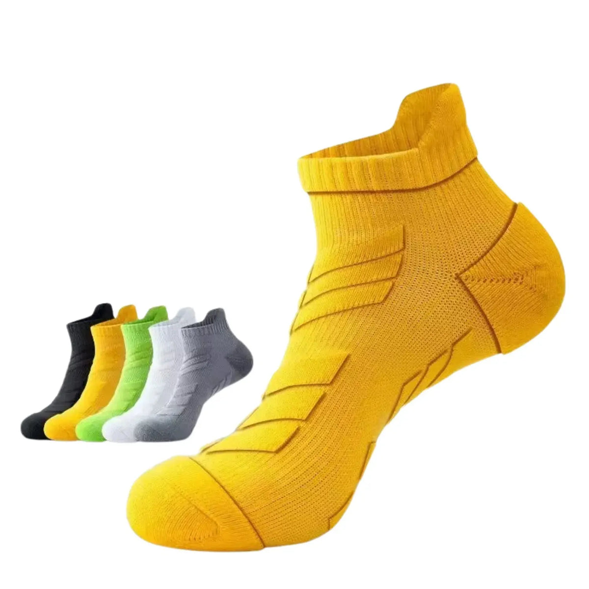 Chaussette Randonnée Respirantes, Confort & Maintien- TrekCush (x5) - Chaussettes de randonnée en plusieurs couleurs.