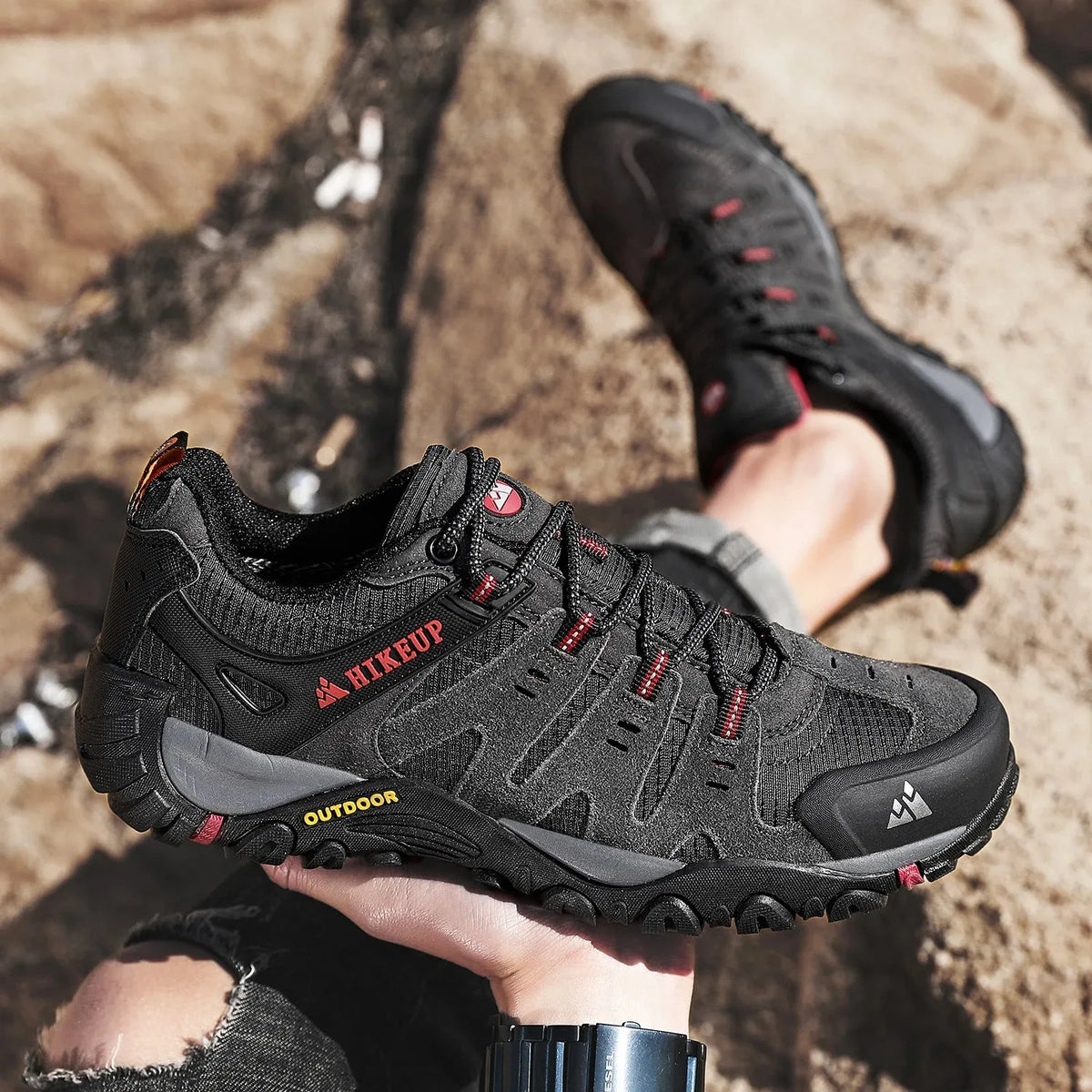 Chaussure Randonnée Homme Basse – Respirantes & Polyvalentes Outdoor - HikeRidge - Esprit Rando