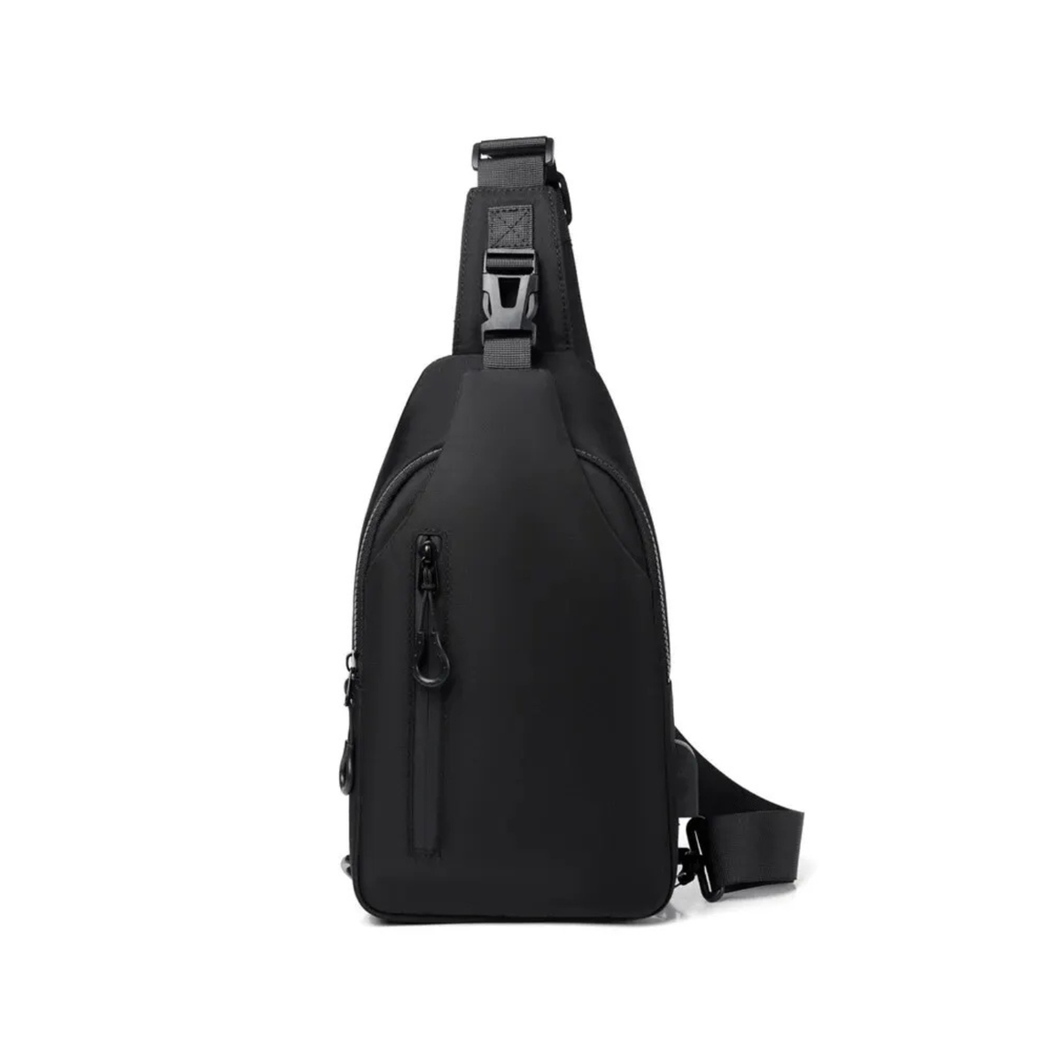 Sacoche Randonnée Bandoulière Déperlante avec Port USB — Nylon Oxford Résistant - TrailVolt - Esprit Rando