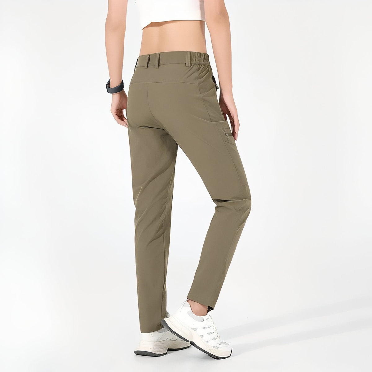 Pantalon Randonnée Femme Polaire, Imperméable & Protection Coupe-Vent- Cargo Pants - Esprit Rando