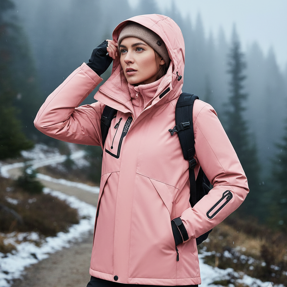 Veste Randonnée Femme 3 en 1 Polyvalente Hiver Outdoor - AureaShell - Esprit Rando