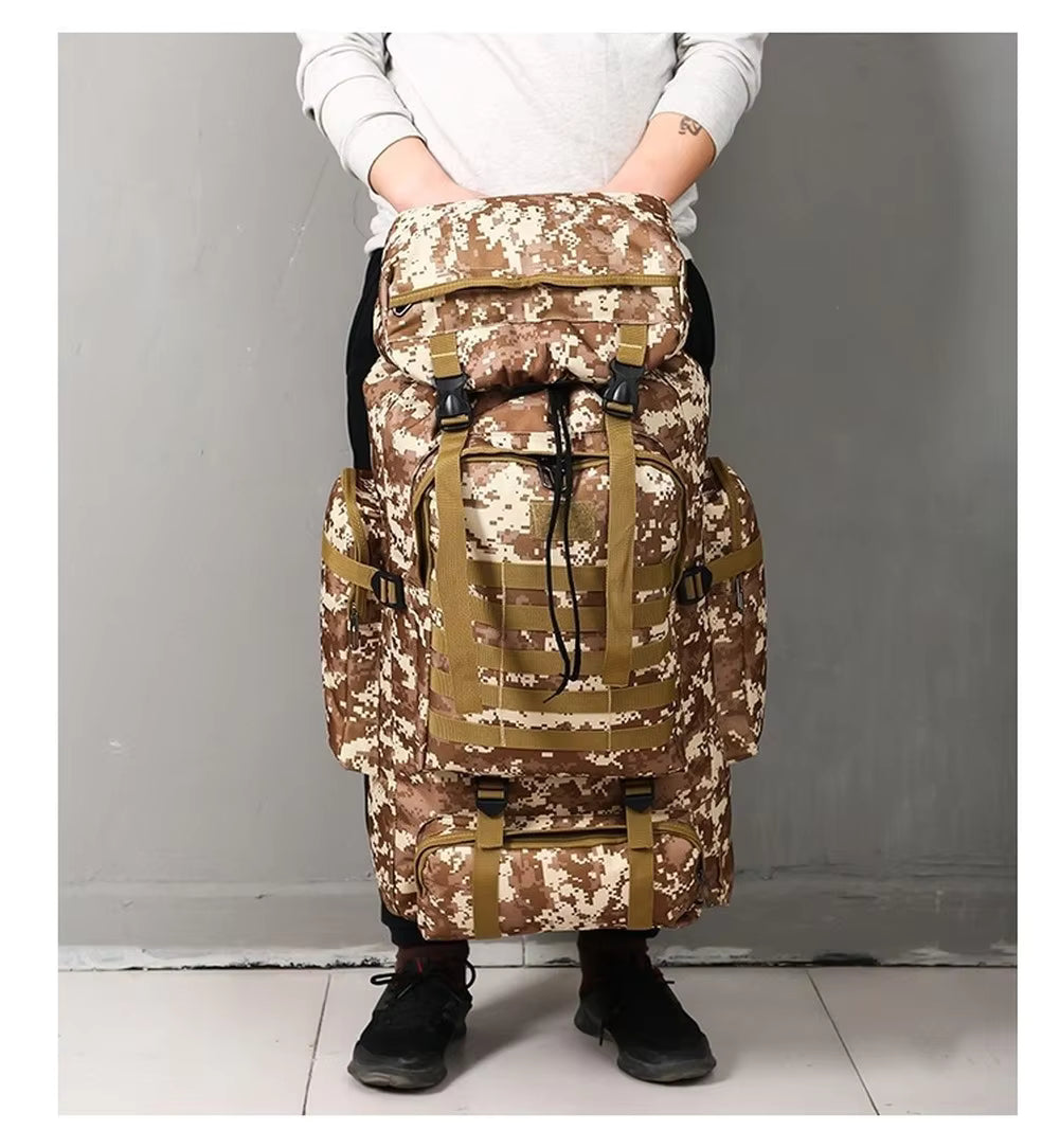 Sac de Randonnée Tactique 80 à 100L Résistant Organisation Militaire - TrekForce 80/100 - Esprit Rando
