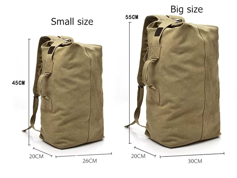 Sac de Randonnée en Toile Résistante Polyvalent Outdoor - RandoForge 35