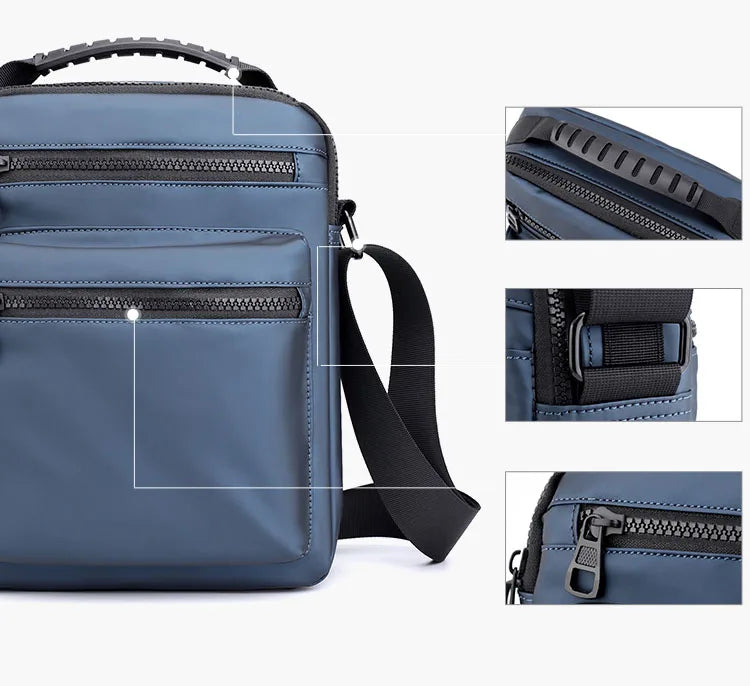 Sacoche Randonnée Bandoulière Légere et Déperlante, Nylon Résistant - TrailForm - Esprit Rando
