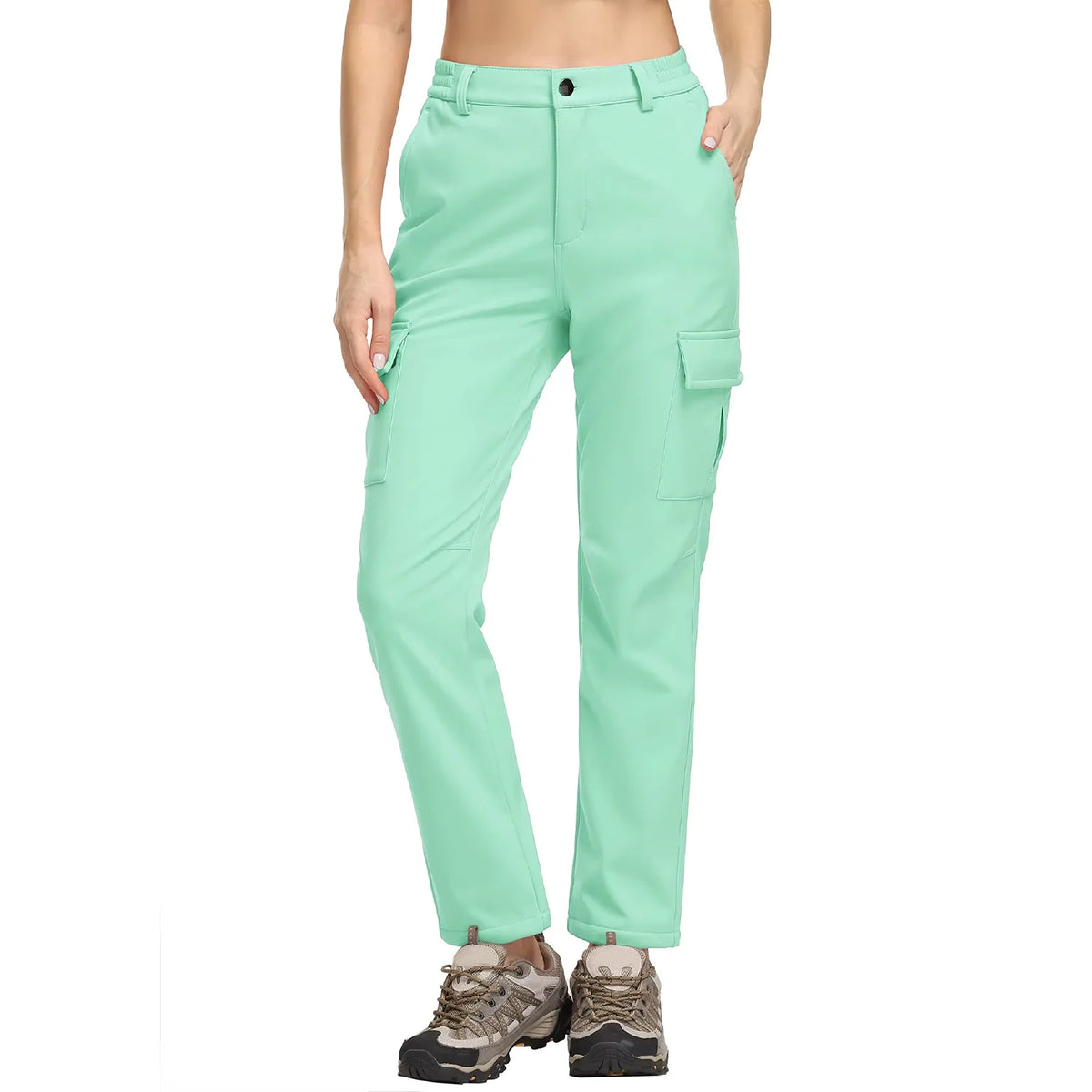 Pantalon Randonnée Femme Hiver Cargo, Chaud, Imperméable & Multi-poches - Cargo Pants - Esprit Rando