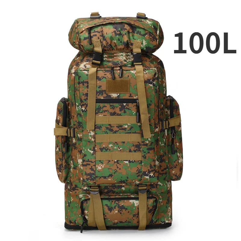 Sac de Randonnée Tactique 80 à 100L Résistant Organisation Militaire - TrekForce 80/100 - Esprit Rando