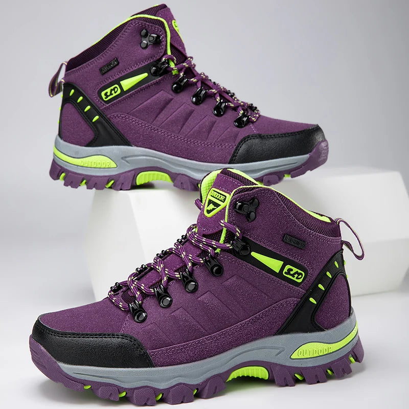 Chaussures Randonnée Femme Confort- MovaEase Montante - Esprit Rando