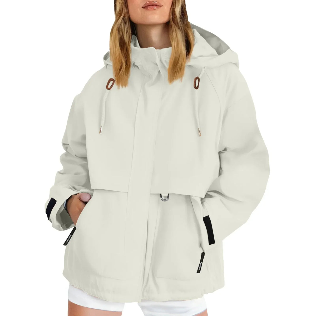 Veste Randonnée Femme Déperlante & Coupe-Vent (Style Casual Outdoor) - BreezeShell - Esprit Rando