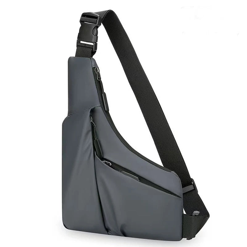 Sacoche Randonnée Homme Asymétrique – Légère & Moderne - Minimalisty - Esprit Rando