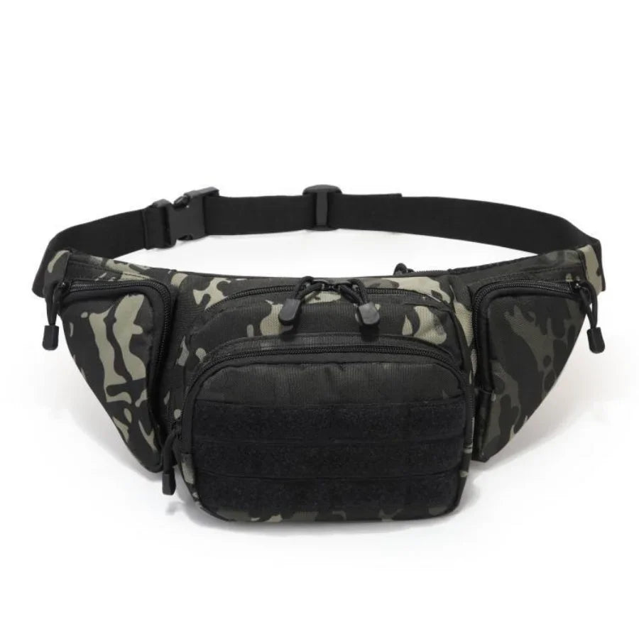 Sacoche Randonnée Ceinture Homme, Banane Outdoor Tactique Multi-Poches - TactikFlex - Esprit Rando