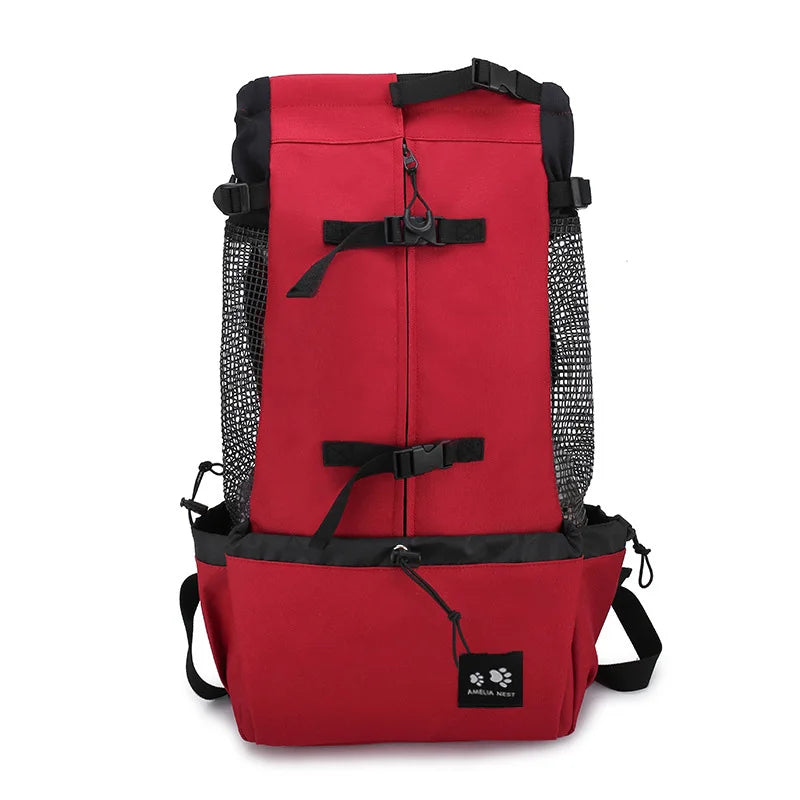Sac Porte Chien Randonnée – Sac À Dos Respirant & Ajustable