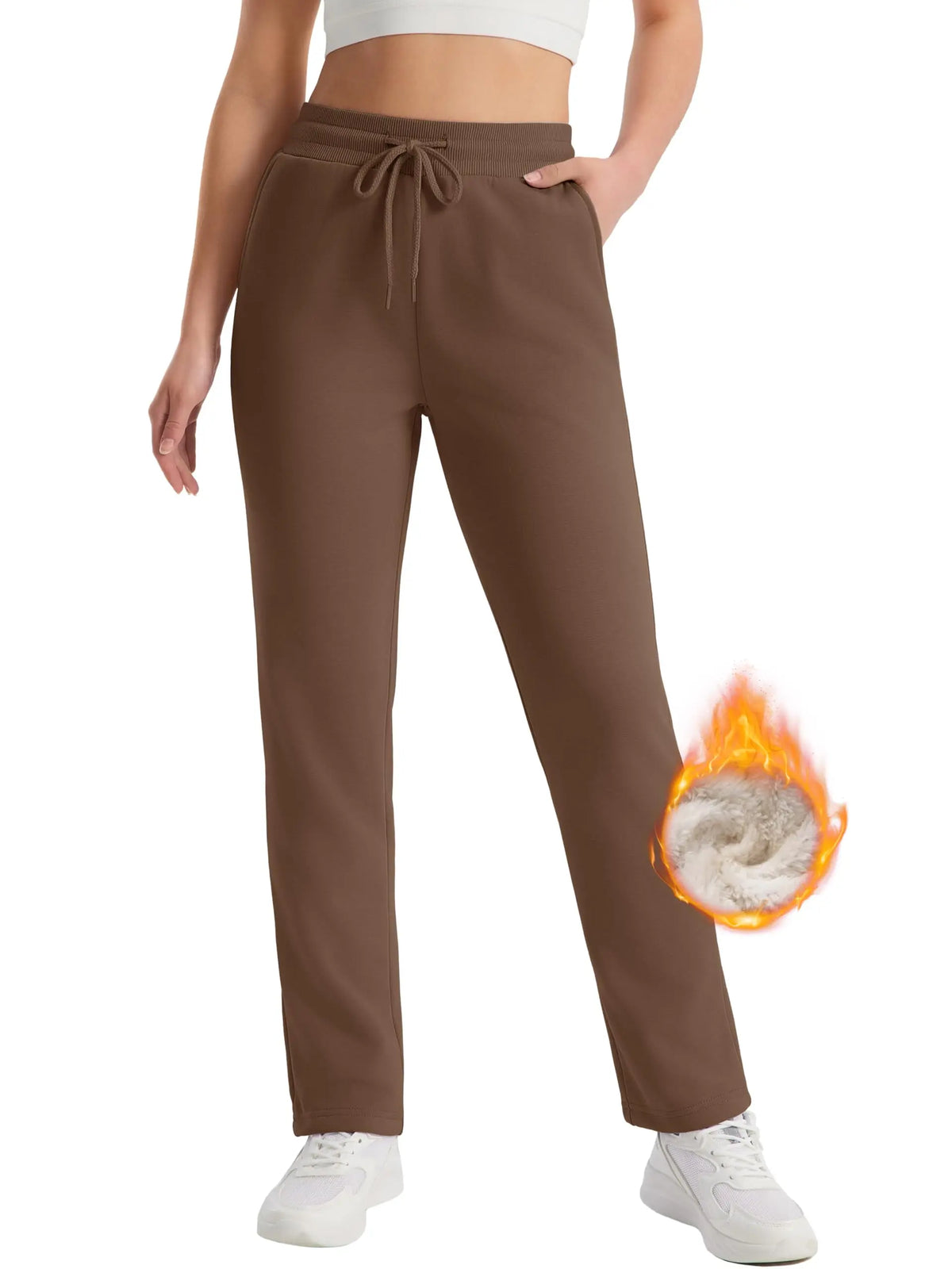 Pantalon Randonnée Femme Doublé Sherpa Déperlant & Confort - Cozy Pants - Esprit Rando