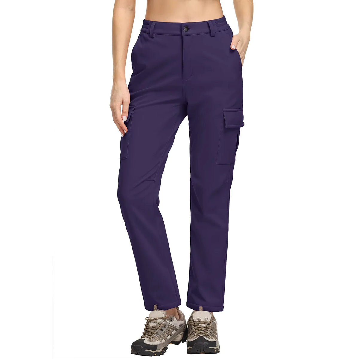 Pantalon Randonnée Femme Hiver Cargo, Chaud, Imperméable & Multi-poches - Cargo Pants - Esprit Rando