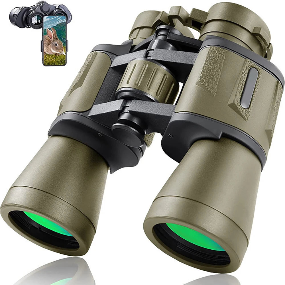 Jumelles de randonnée 20x50 HawkStrike coloris kaki militaire