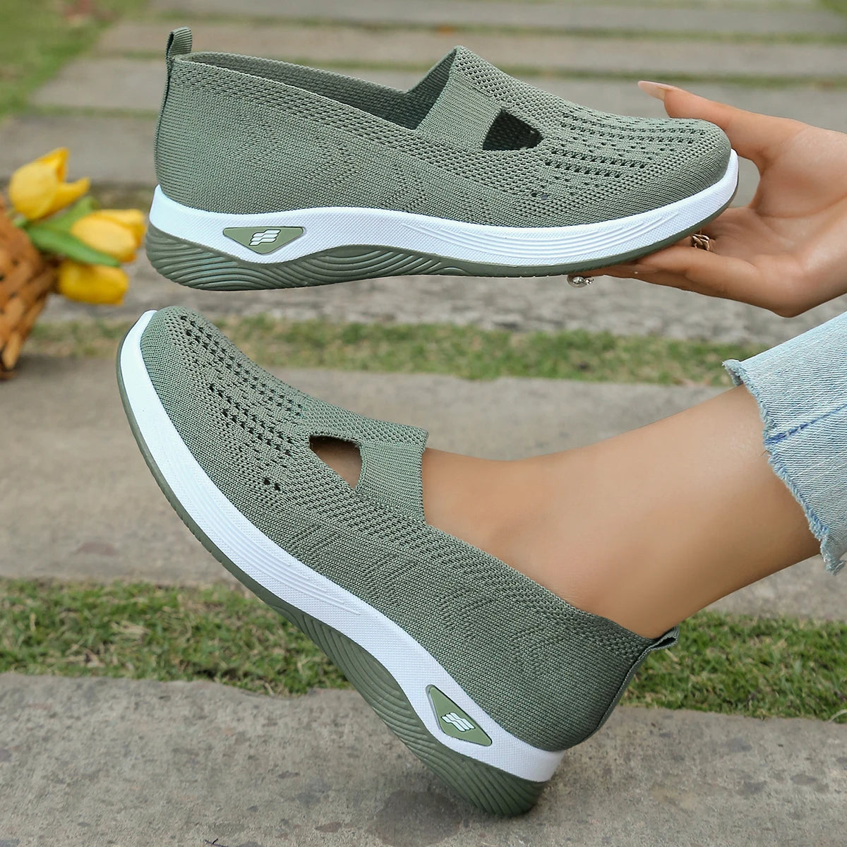 Sandales Randonnée Femme Respirantes – Slip-On Confort & Semelle EVA Légère