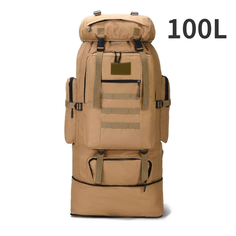 Sac de Randonnée Tactique 80 à 100L Résistant Organisation Militaire - TrekForce 80/100 - Esprit Rando