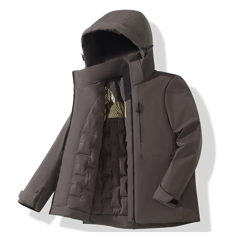 Veste Randonnée Homme Hiver Chaude à Protection Renforcée - Thermo Pro - Esprit Rando