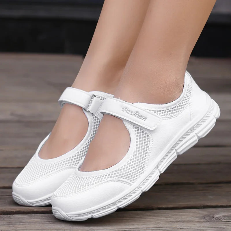 Sandales Randonnée Femme Respirantes – Mesh Léger & Fermeture Scratch Confort