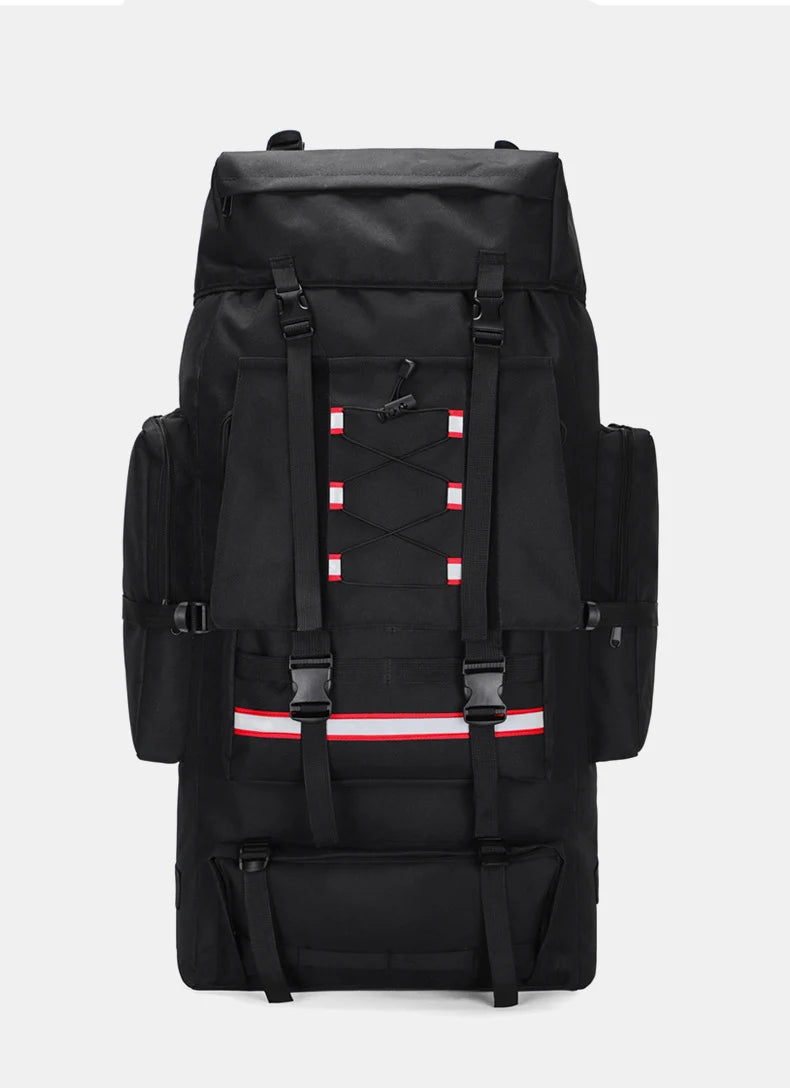 Sac De Randonnée Grande Capacité 130L – Nylon Imperméable, Système MOLLE & Portage Renforcé - TrekMaster 130 - Esprit Rando