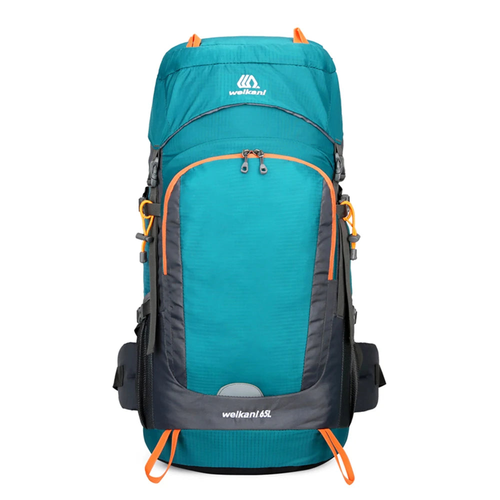 Sac de Randonnée Étanche 65L avec Housse de Pluie Intégrée - PeakTrail 65 - Esprit Rando
