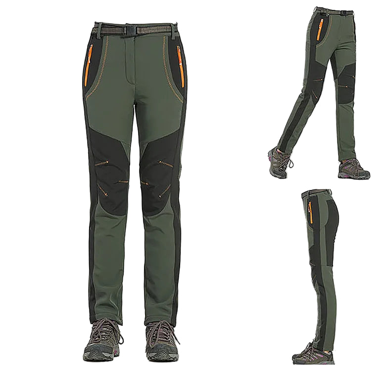 Pantalon Randonnée Femme Hiver Imperméable, Chaud & Résistant - Flex Pants - Esprit Rando