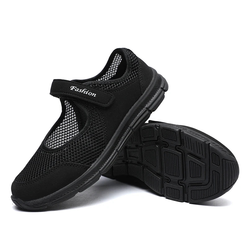 Sandales Randonnée Femme Respirantes – Mesh Léger & Fermeture Scratch Confort