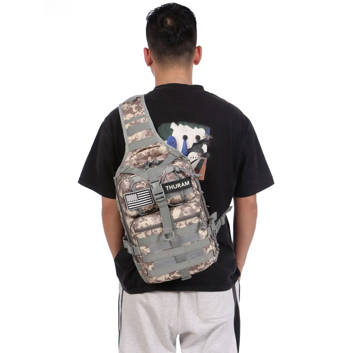 Sacoche Randonnée Déperlante avec Système MOLLE - Traily - Esprit Rando