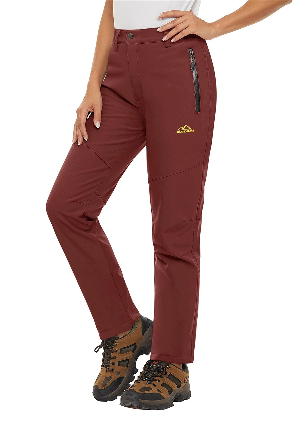 Pantalon Randonnée Femme Softshell Chaud, Déperlant & Multi-Poches - Storm Pants - Esprit Rando