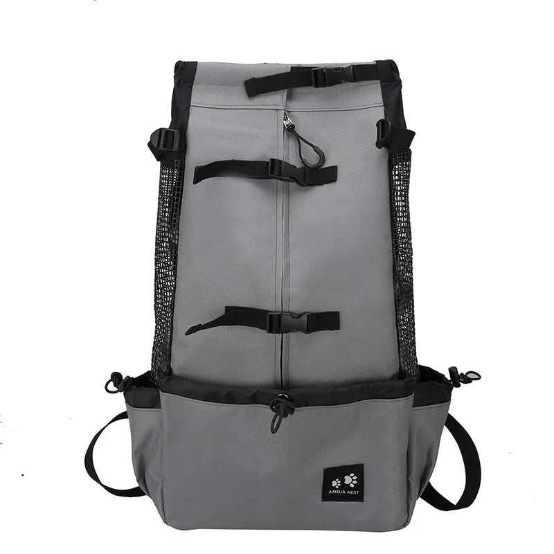 Sac Porte Chien Randonnée – Sac À Dos Respirant & Ajustable