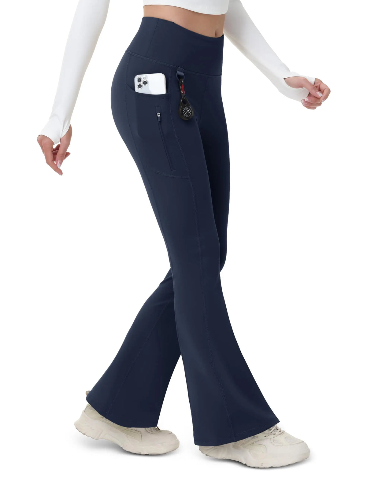 Pantalon Randonnée Femme en Legging Hiver Taille Haute, Doublé Polaire & Élégance - Glowy Pants - Esprit Rando