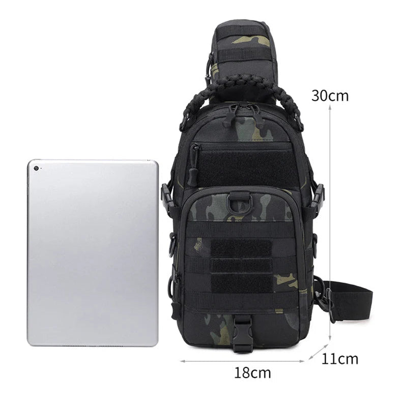 Sacoche Randonnée Tactique MOLLE – Haute Capacité - MollyBag - Esprit Rando