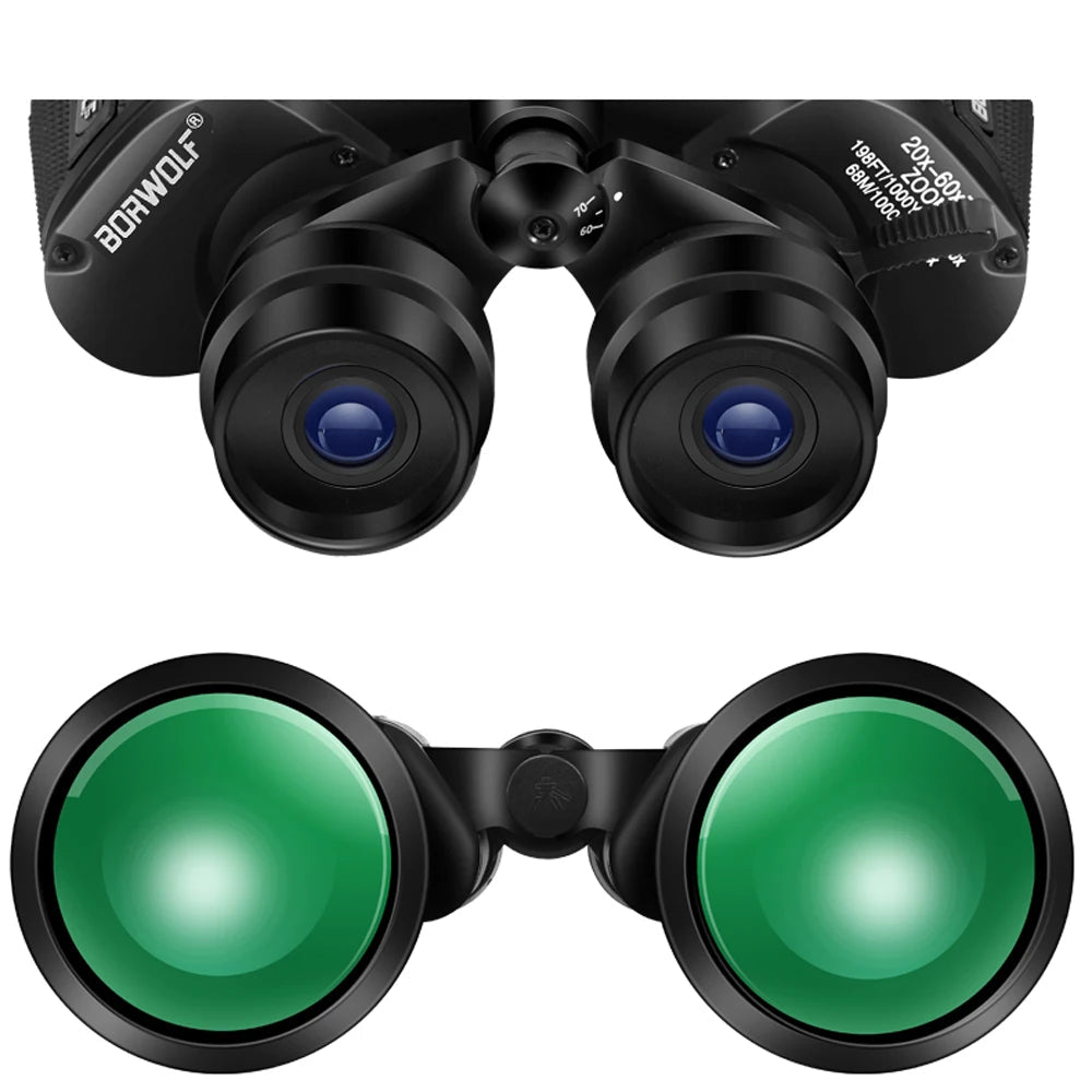 Jumelles pour randonnée longue distance avec oculaires réglables