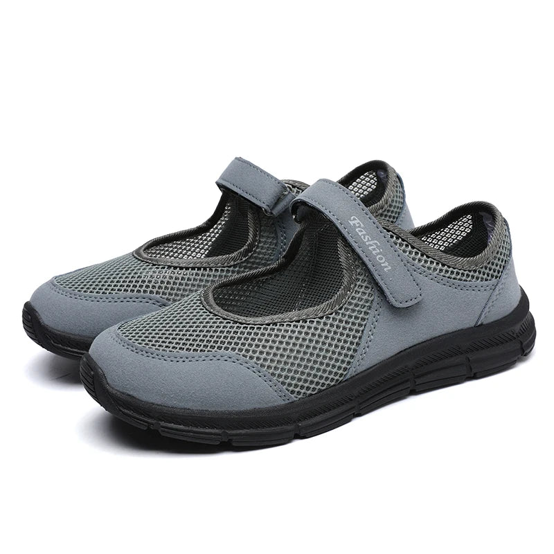 Sandales Randonnée Femme Respirantes – Mesh Léger & Fermeture Scratch Confort