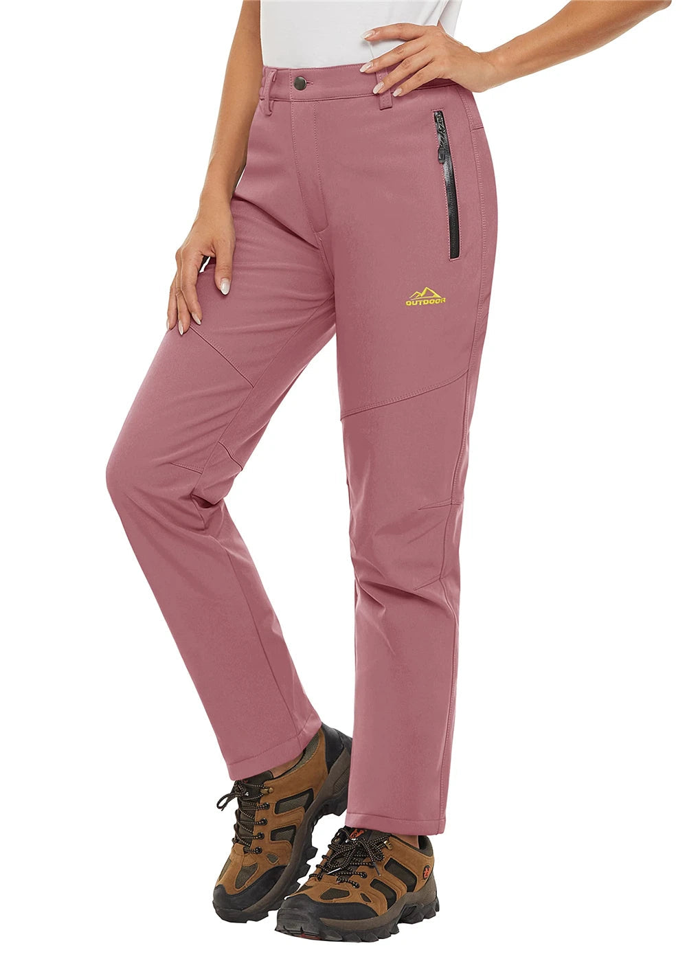 Pantalon Randonnée Femme Softshell Chaud, Déperlant & Multi-Poches - Storm Pants - Esprit Rando