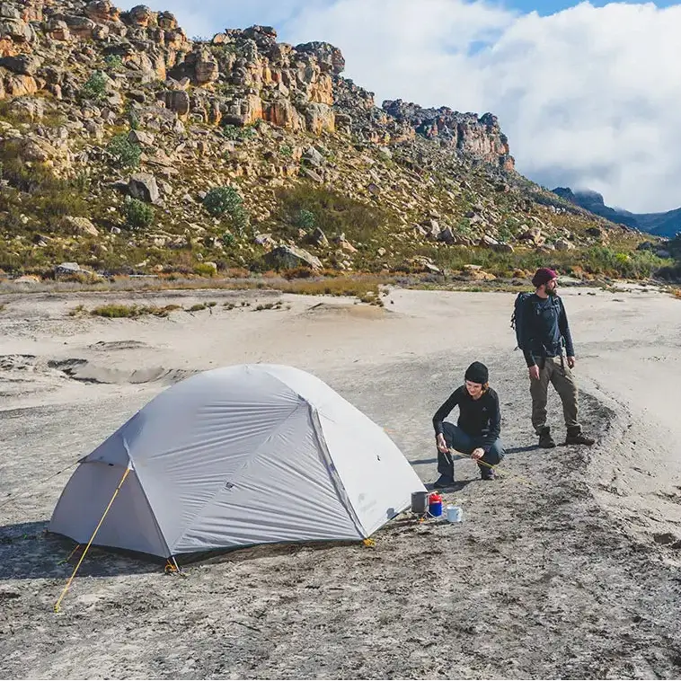 Tente Randonnée Ultralégère 2P/1P, Étanchéité Renforcée & Structure Alpine TRAILNEST Mongar UL 2 - Esprit Rando