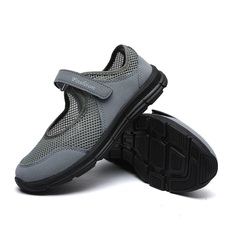 Sandales Randonnée Femme Respirantes – Mesh Léger & Fermeture Scratch Confort