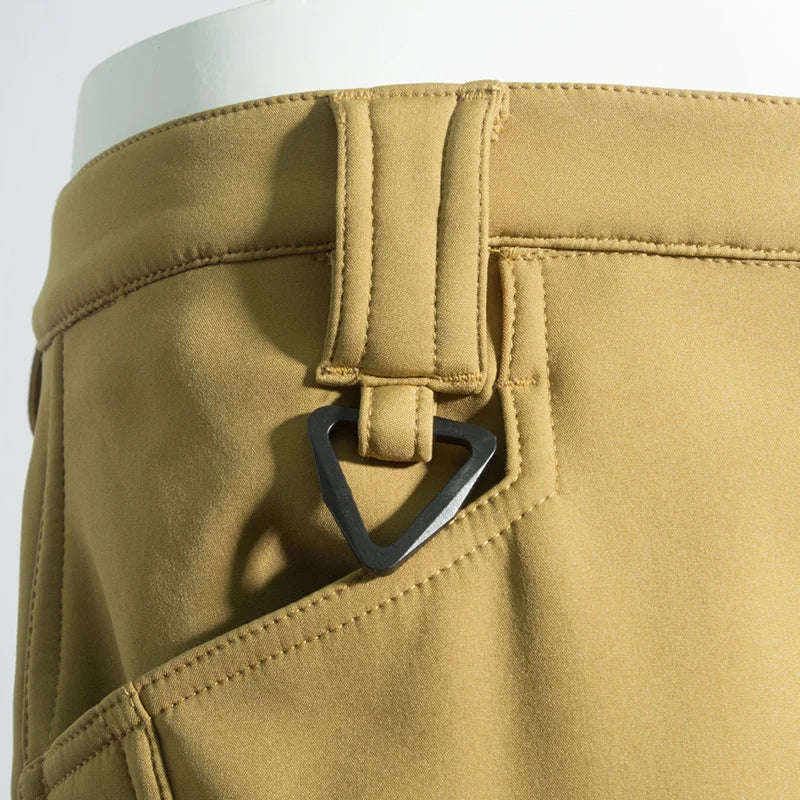 Pantalon Randonnée Homme Softshell – Doublure Polaire & Poches Cargo - Mazrout - Esprit Rando