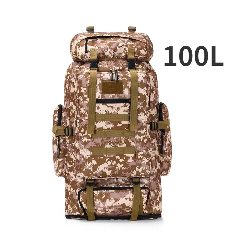 Sac de Randonnée Tactique 80 à 100L Résistant Organisation Militaire - TrekForce 80/100 - Esprit Rando
