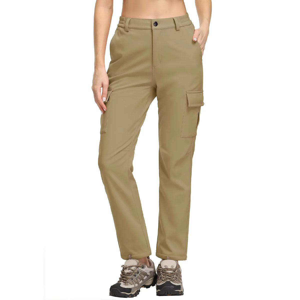 Pantalon Randonnée Femme Hiver Cargo, Chaud, Imperméable & Multi-poches - Cargo Pants - Esprit Rando