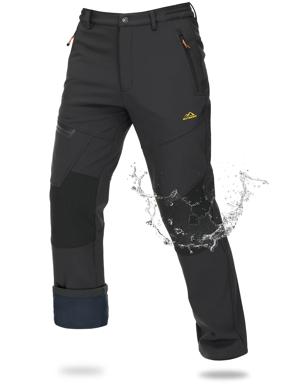 Pantalon Randonnée Homme Softshell Imperméable – Chaleur & Protection Outdoor - ThermoFlex - Esprit Rando