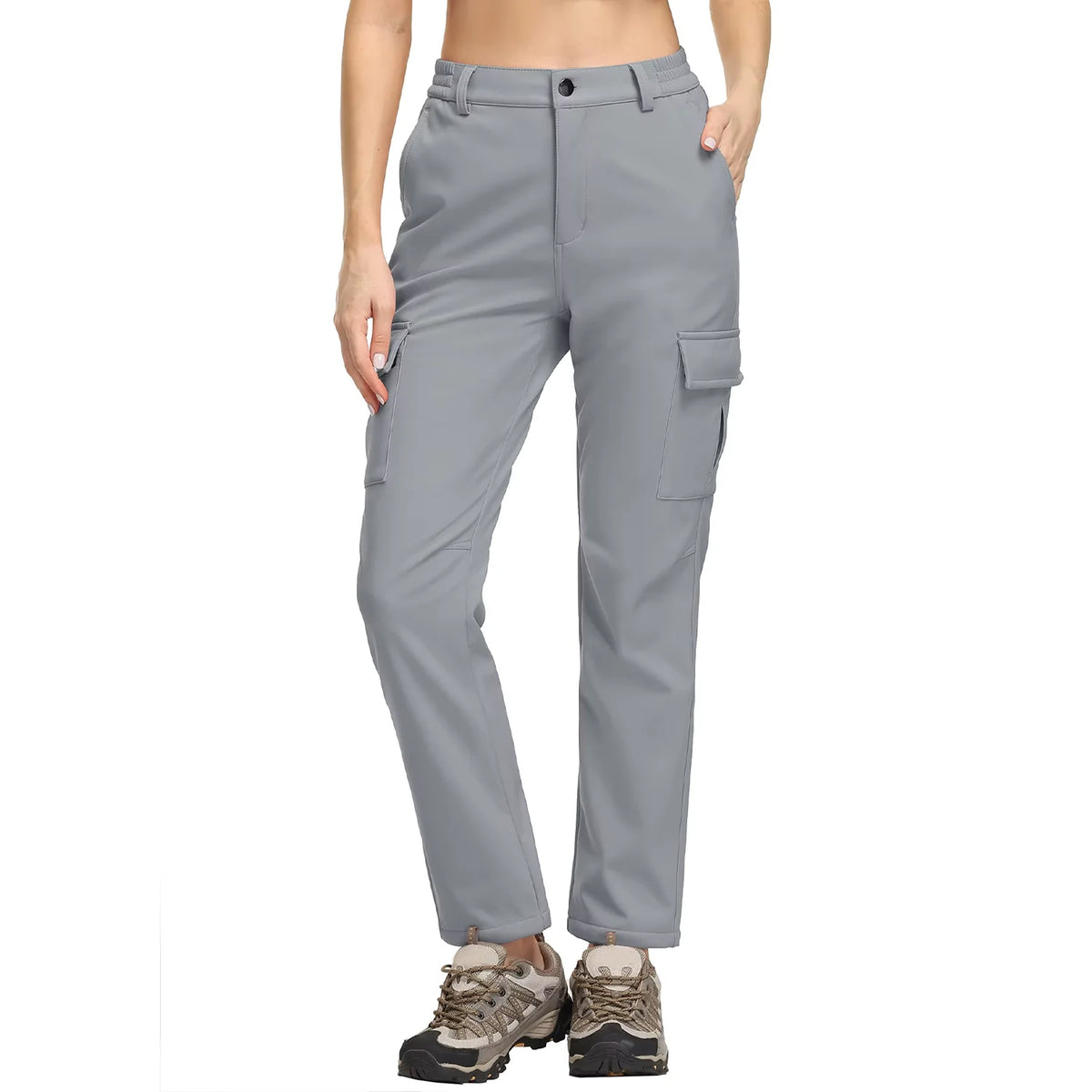 Pantalon Randonnée Femme Hiver Cargo, Chaud, Imperméable & Multi-poches - Cargo Pants - Esprit Rando