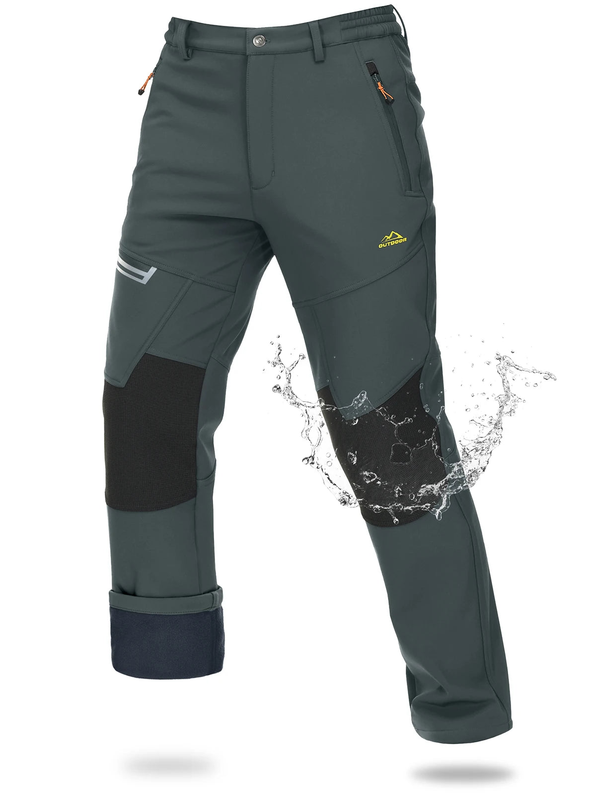 Pantalon Randonnée Homme Softshell Imperméable – Chaleur & Protection Outdoor - ThermoFlex - Esprit Rando